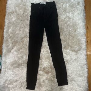 Abercrombie & Fitch black jeans size 27 / 4 R